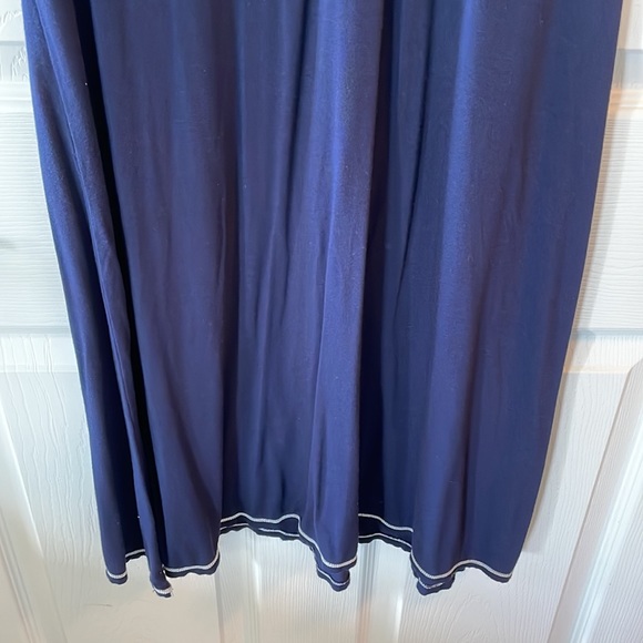 Max Studio Crochet Trim Knit A-line Dress - Picture 4 of 6